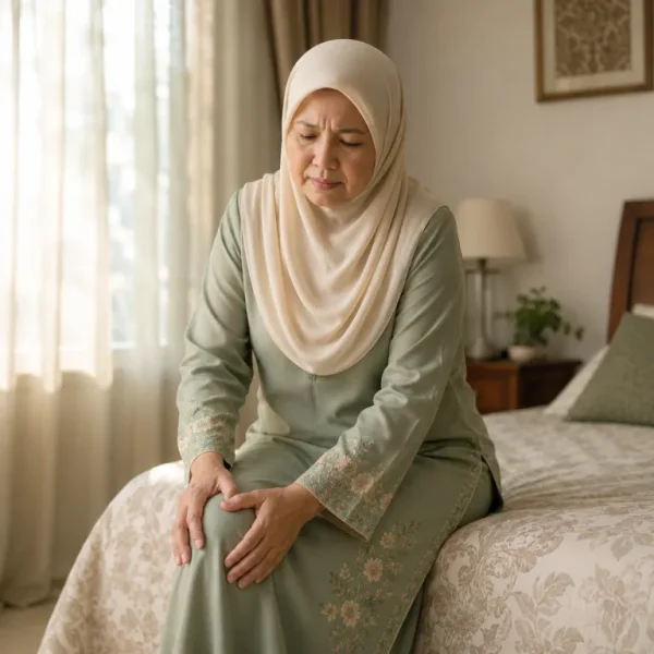Wanita mula bergerak selepas bangun tidur